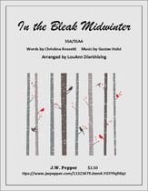 In the Bleak Midwinter SSAA choral sheet music cover